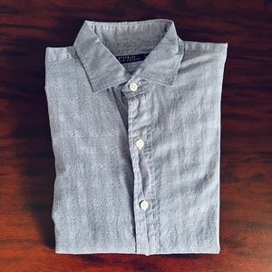 Polo Ralph Lauren Long Sleeve Dress Shirt - Black and White print